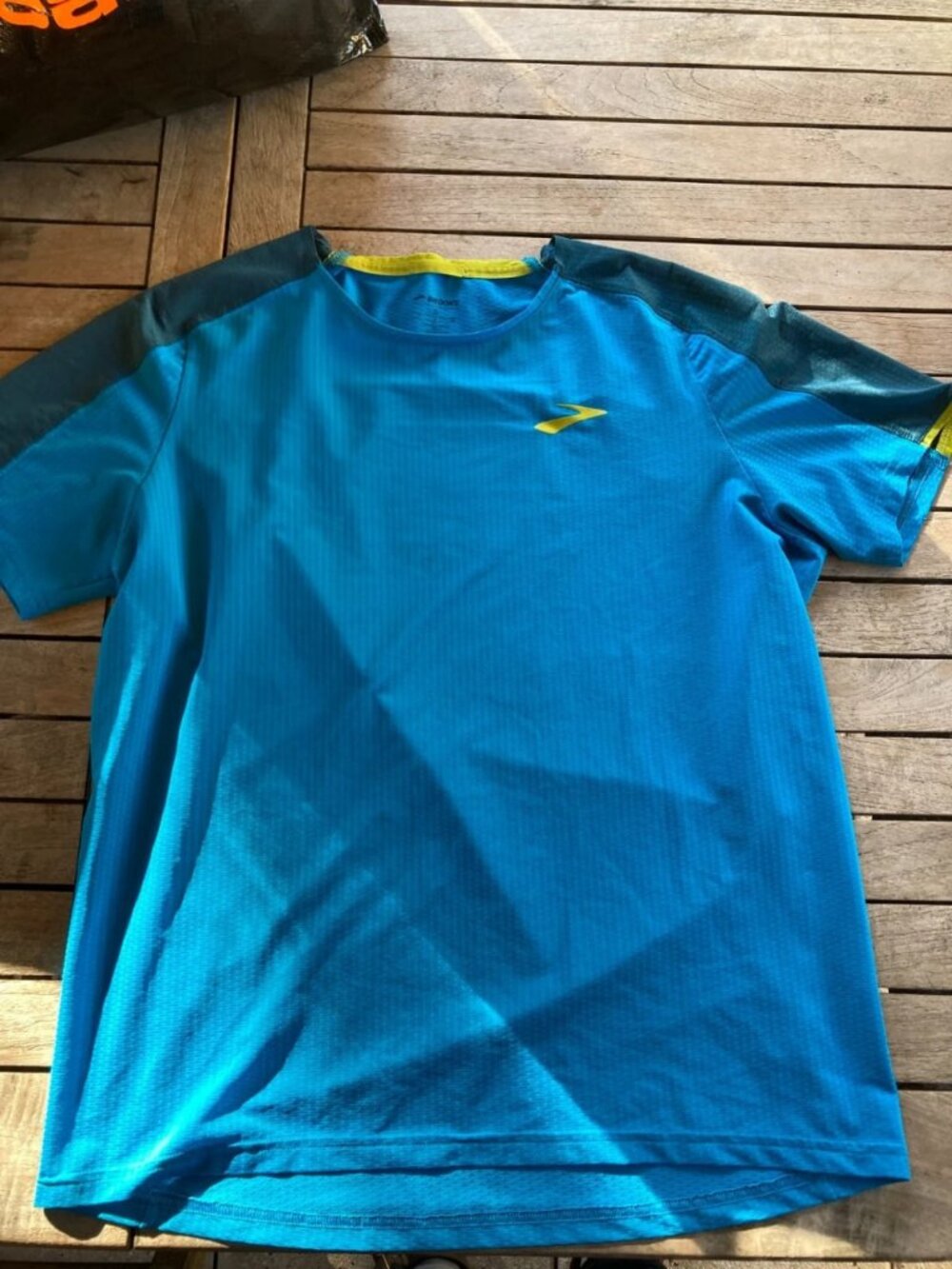 Men's Blue Performance Running T Shirt Size S